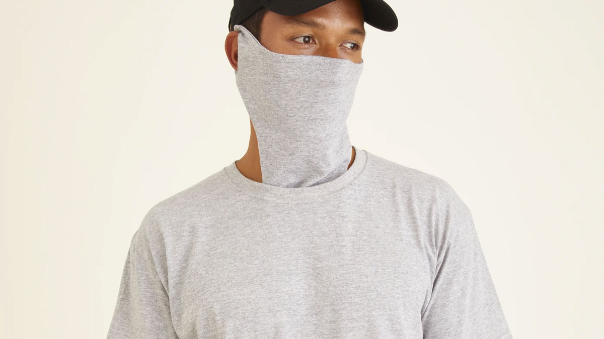 SafeTee - T-Shirt with Built-In Face Mask