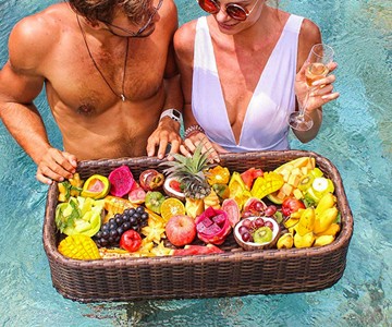 Balinese Floating Pool Bar & Serving Tray Balinese Floating Pool Bar & Serving Tray