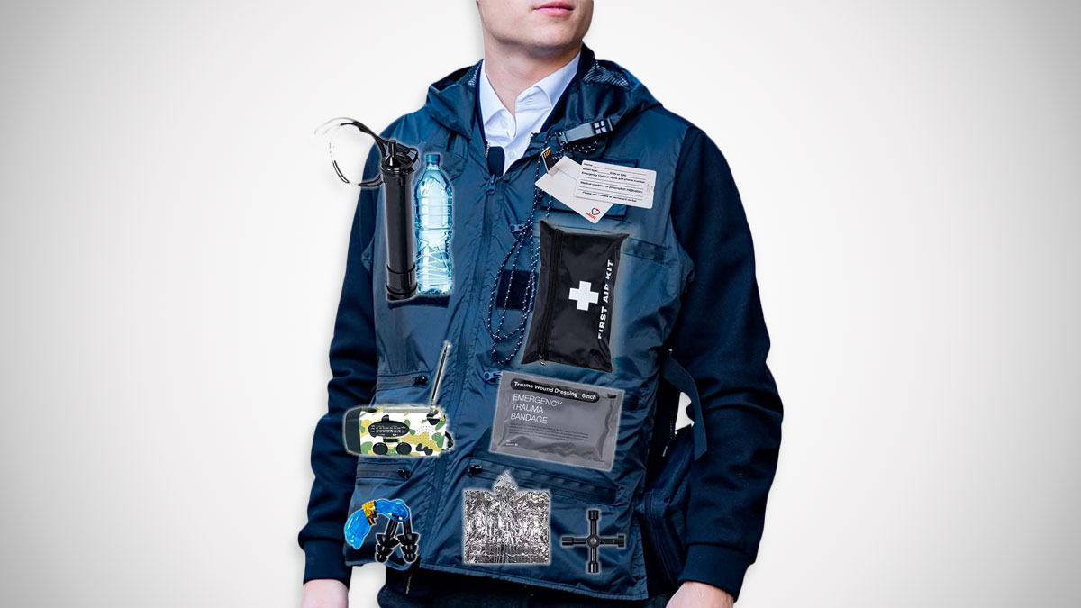 First Minute Vest Wearable Survival Kit First Minute Vest Wearable Survival Kit