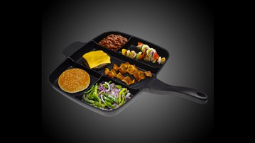 Non-Stick Divided Grill/Fry/Oven Skillet Non-Stick Divided Grill/Fry/Oven Skillet