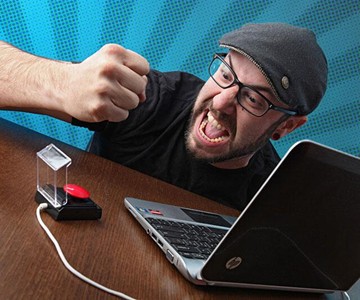 Big Red Button Rage Relief Device Big Red Button Rage Relief Device