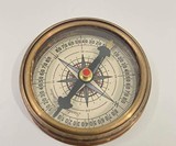 Nautical Brass 100-Year Calendar Compass