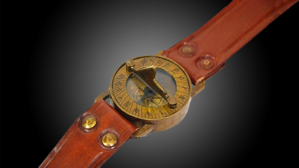 Steampunk Sundial & Compass Watch Steampunk Sundial & Compass Watch