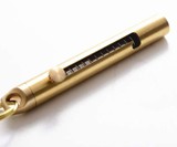 Brass OTF Keychain Knife