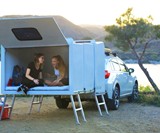 Hitch Hotel Expandable Wheel-less Trailer