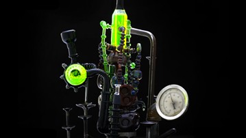 Menagerie of Mechanized Happiness Pipe Menagerie of Mechanized Happiness Pipe