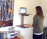 Wall-Mounted Standing Desk