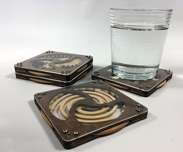 MechaniCoasters - DIY Kinetic Sculpture Coasters MechaniCoasters - DIY Kinetic Sculpture Coasters