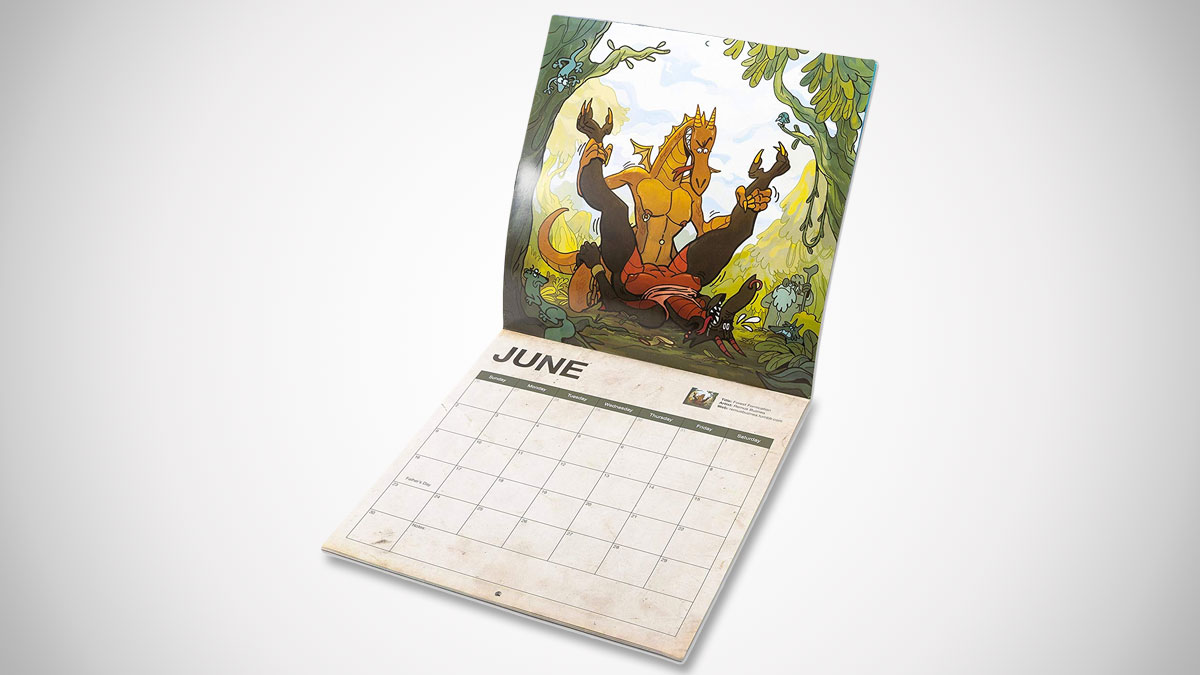 2019 Dragon Sex Wall Calendar 2019 Dragon Sex Wall Calendar