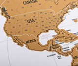 Where I've Been Scratch-Off Map