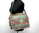 Zombie Survival Kit Messenger Bag in Green