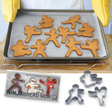 Ninjabread Men Cookie Cutters Ninjabread Men Cookie Cutters