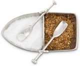 Pewter Row Boat Salt & Pepper Cellar