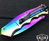 Iridescent Pocket Knife Set