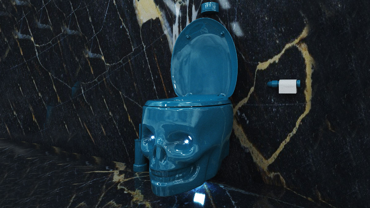 WaterThrone Skull Toilet WaterThrone Skull Toilet