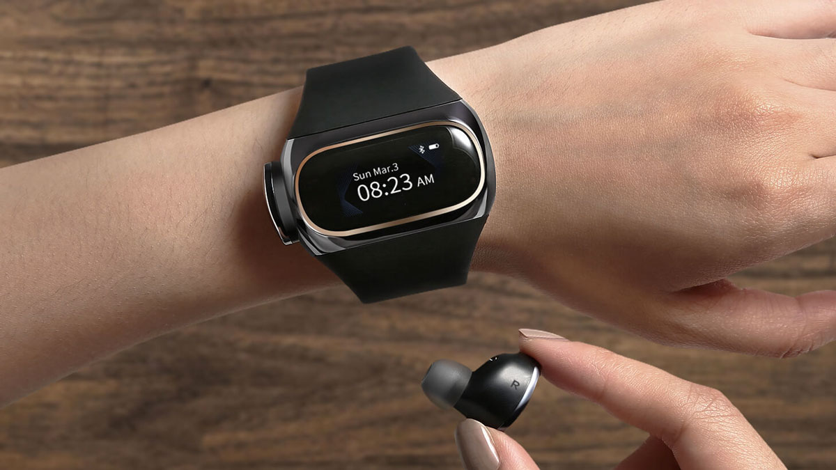 Wearbuds - Wireless Earbuds with Wristband Charger Wearbuds - Wireless Earbuds with Wristband Charger