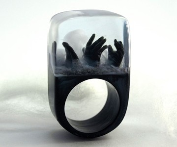 Zombie Hands Resin Ring Zombie Hands Resin Ring