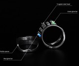 MecArmy Titanium Tactical Ring with Tritium Glow Bars