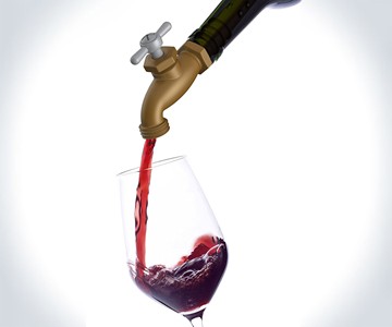 Tapped Faucet Wine Aerator & Stopper