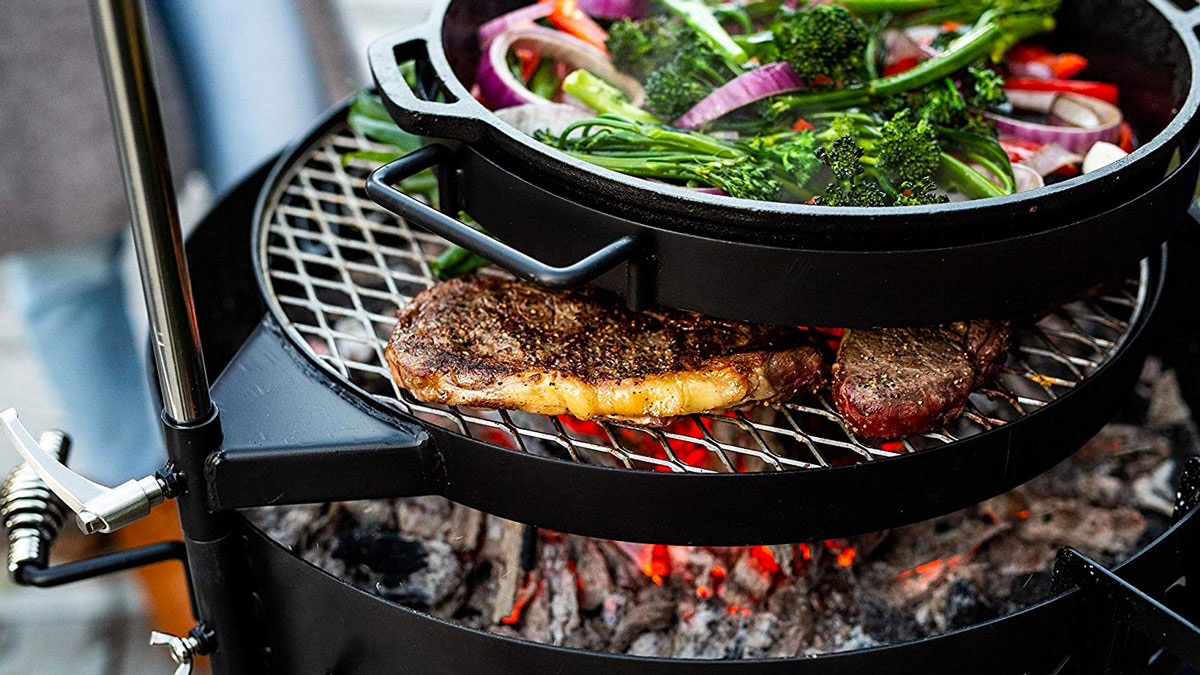 KUDU Grill - Open Fire Outdoor BBQ Grilling System