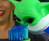 Puking Grogu Baby Yoda Toothpaste Topper