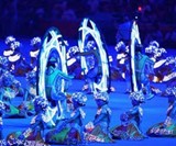 Monovelo Riders at the 2008 Beijing Olympics Closing Ceremony