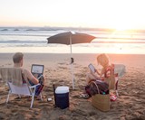 PowerShade Solar-Powered Beach Umbrella