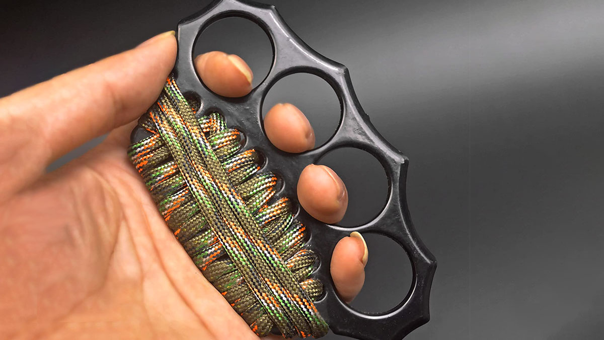 Paracord-Wrapped Knuckle Duster