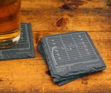 NFL Football Teams' Greatest Plays Slate Coasters