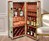 World Map Cocktail Bar Steamer Trunk
