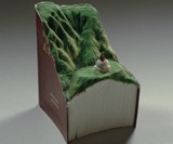 Guy Laramee Book Sculptures - Stupa