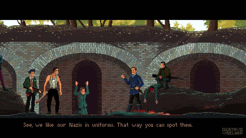 Pixel Art Inglourious Basterds Poster