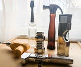 Vintage Avon Tool Box Decanter Bottle Set