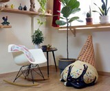 Dropped Ice Cream Cone Bean Bag Chairs