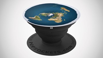Flat Earth Phone Grip & Stand Flat Earth Phone Grip & Stand