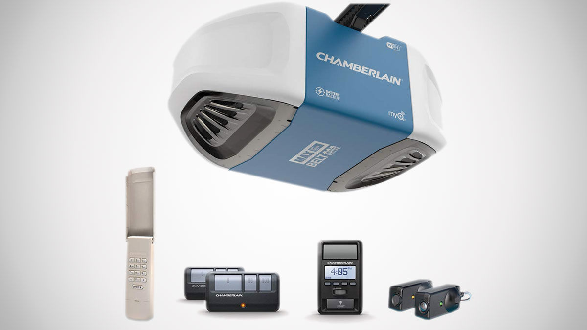 Smartphone-Controlled Ultra-Quiet Garage Door Opener