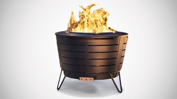 TIKI 25" Stainless Steel Low Smoke Fire Pit TIKI 25" Stainless Steel Low Smoke Fire Pit