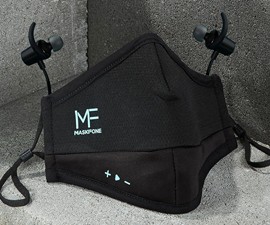 MaskFone - Face Mask with Built-In Earbuds MaskFone - Face Mask with Built-In Earbuds