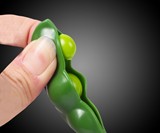 Squeeze-a-Bean Edamame Fidget Toy & Keychain