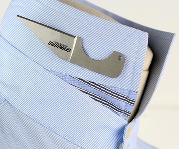 HemiSERE Titanium Lapel Knife HemiSERE Titanium Lapel Knife