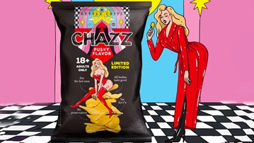 Chazz Genitalia-Flavored Kettle Chips Chazz Genitalia-Flavored Kettle Chips