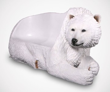 Polar Bear Garden Bench Polar Bear Garden Bench
