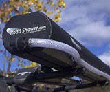 Solar-Heated Road Shower