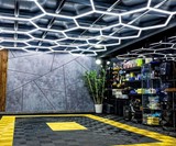 Hexa-LED Honeycomb Light Fixture