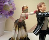 Zombie Wedding Cake Topper