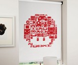 8-Bit Gaming Blinds - Red Mario Mushroom