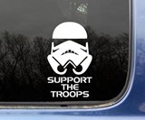 Support the Troops Car Decal