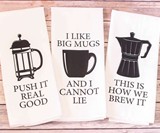Song Lyric Dish Towels