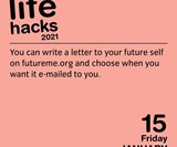 Life Hacks 2021 Day-to-Day Calendar