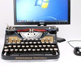 Closeup of USB Typewriter Computer Keyboard